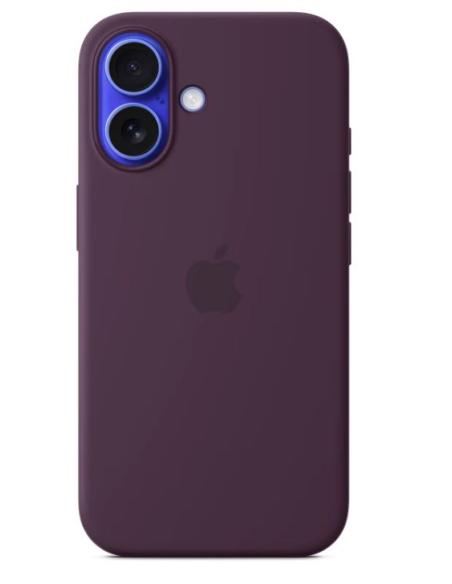 FUNDA IPHONE 16 APPLE SILICONA PLUM MAGSAFE