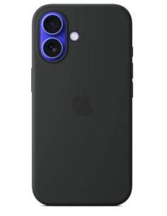FUNDA IPHONE 16 PLUS APPLE SILICONA BLACK MAGSAFE