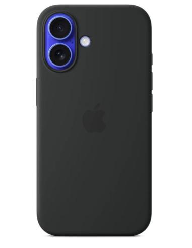 FUNDA IPHONE 16 PLUS APPLE SILICONA BLACK MAGSAFE