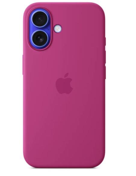 FUNDA IPHONE 16 PLUS APPLE SILICONA FUCHSIA MAGSAFE