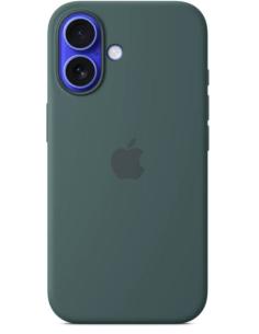 FUNDA IPHONE 16 PLUS APPLE SILICONA LAKE GREEN MAGSAFE