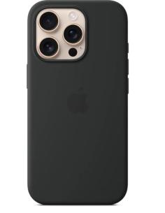 FUNDA IPHONE 16 PRO MAX APPLE SILICONA BLACK MAGSAFE