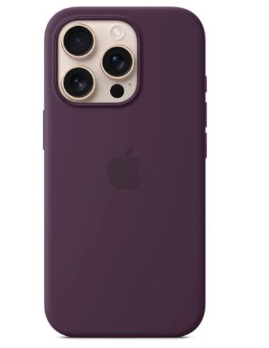 FUNDA IPHONE 16 PRO MAX APPLE SILICONA PLUM...