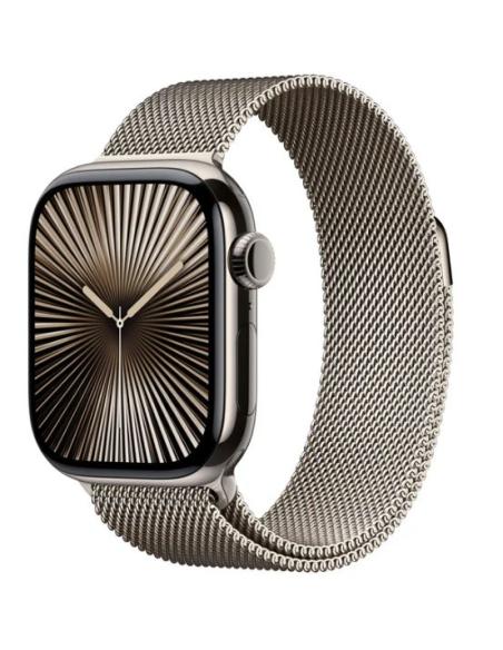 APPLE WATCH SERIES 10 GPS + CELL 42MM NATURAL TITANIUM + CORREA NATURAL MILANESE LOOP