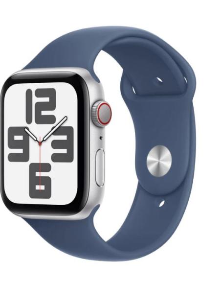 APPLE WATCH SE GPS + CELL 44MM SILVER ALUMINIUM + CORREA DENIM SPORT BAND S/M
