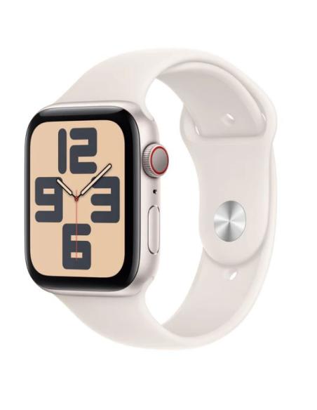 APPLE WATCH SE GPS + CELL 44MM STARLIGHT ALUMINIUM + CORREA STARLIGHT SPORT BAND S/M