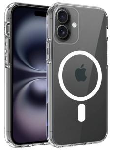 FUNDA MOVIL BACK COVER COOL MAGNETIC TRANSPARENTE IPHONE 16