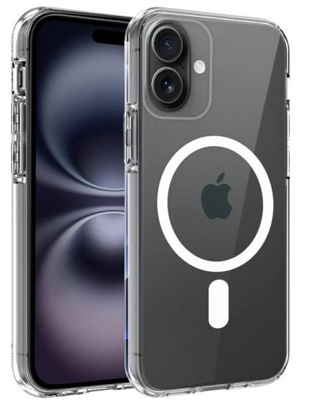 FUNDA MOVIL BACK COVER COOL MAGNETIC TRANSPARENTE IPHONE 16