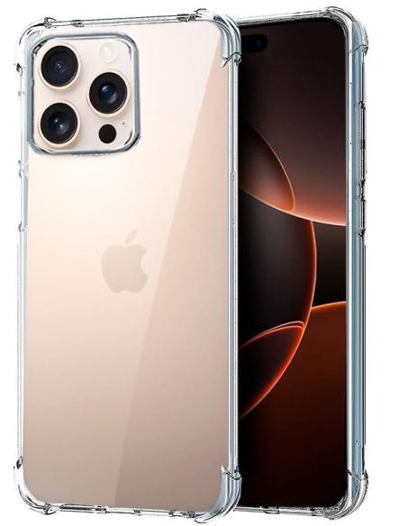 FUNDA MOVIL BACK COVER COOL ANTISHOCK TRANSPARENTE IPHONE 16 PRO MAX