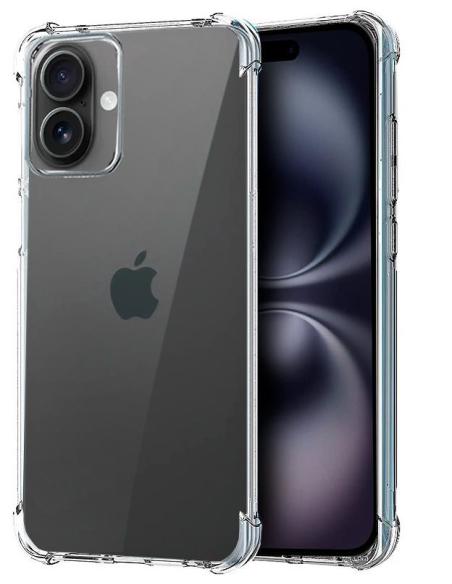 FUNDA MOVIL BACK COVER COOL ANTISHOCK TRANSPARENTE IPHONE 16