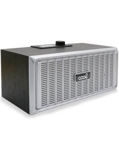 ALTAVOZ BLUETOOTH COOL RETRO WOOD 20W WOOD / SILVER