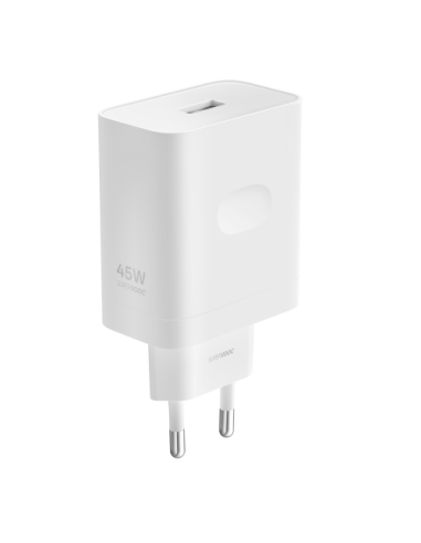 CARGADOR USB OPPO SUPERVOOC 45W WHITE PARA CASA