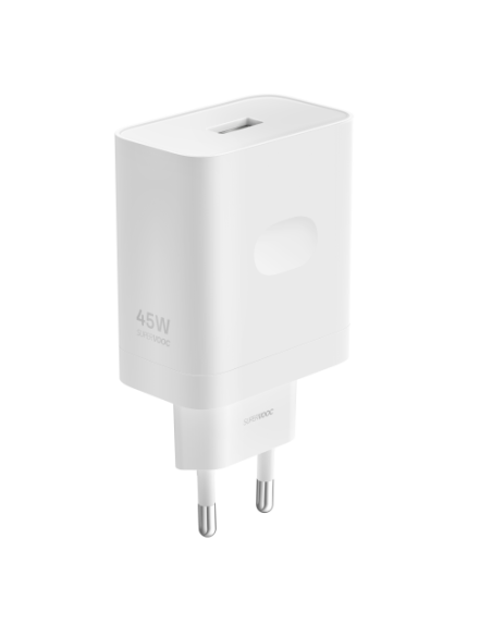 CARGADOR USB OPPO SUPERVOOC 45W WHITE PARA CASA