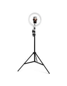 SOPORTE UNOTEC SMARTPHONE SOBREMESA CON ANILLO LUZ LED +...