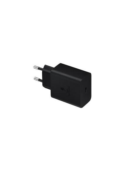 CARGADOR USB-C SAMSUNG 45W 3A + CABLE USB-C BLACK PARA CASA