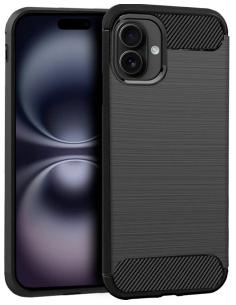 FUNDA MOVIL BACK COVER COOL CARBON BLACK IPHONE 16