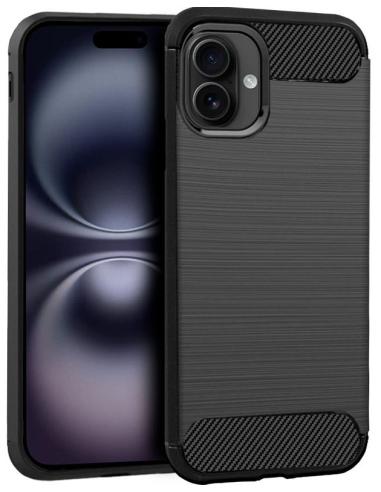FUNDA MOVIL BACK COVER COOL CARBON BLACK IPHONE 16