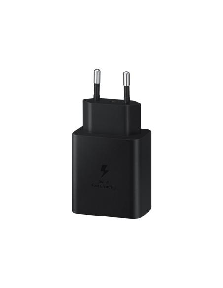 CARGADOR USB-C SAMSUNG 45W 3A + CABLE USB-C BLACK PARA CASA