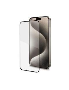PROTECTOR CELLY CRISTAL TEMPLADO 3D BLACK PARA IPHONE 16