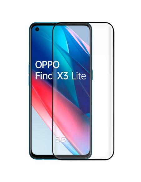 PROTECTOR COOL CRISTAL TEMPLADO 3D BLACK OPPO FIND X3 LITE / FIND X5 LITE