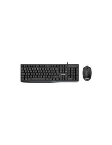 TECLADO + MOUSE NILOX NXKME0012 USB BLACK