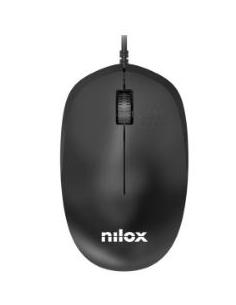 MOUSE NILOX OPTICO 1200DPI USB BLACK
