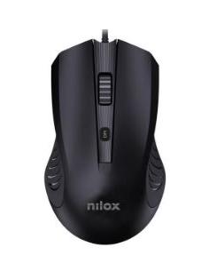 MOUSE NILOX OPTICO 2400DPI 4 BOTONES USB BLACK