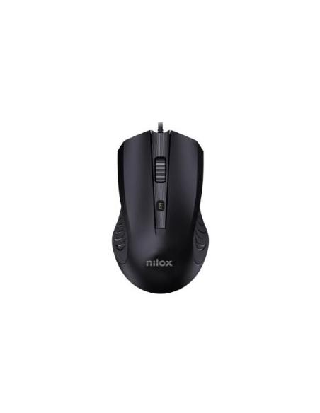 MOUSE NILOX OPTICO 2400DPI 4 BOTONES USB BLACK