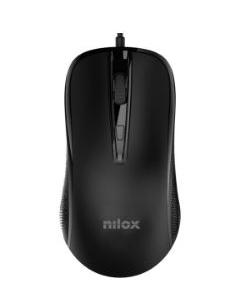 MOUSE NILOX OPTICO 2400DPI 4 BOTONES USB BLACK