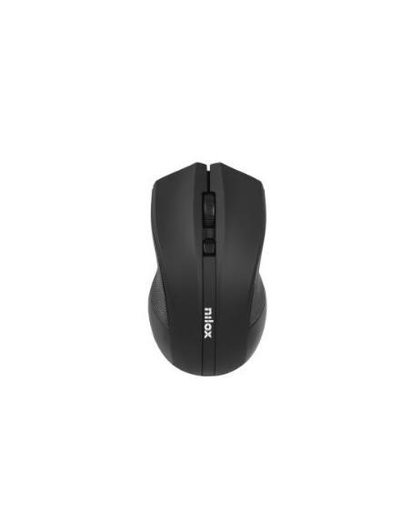 MOUSE NILOX ERGO WIRELESS 1600DPI BLACK