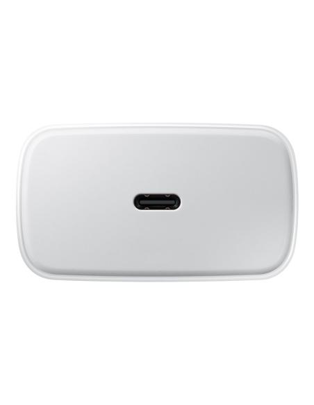CARGADOR USB-C SAMSUNG 45W CARGA RAPIDA + CABLE USB-C WHITE PARA CASA