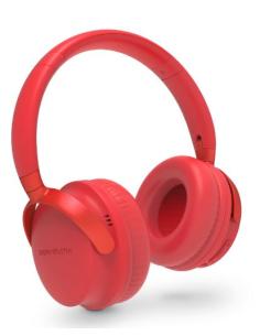 AURICULAR + MIC ENERGY HEADPHONES STYLE 3 BLUETOOTH RED