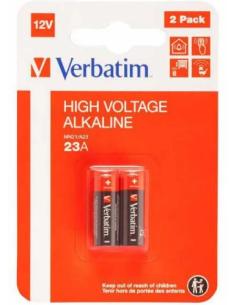 PILA ALCALINA VERBATIM A23 LR23A 12V PACK 2U
