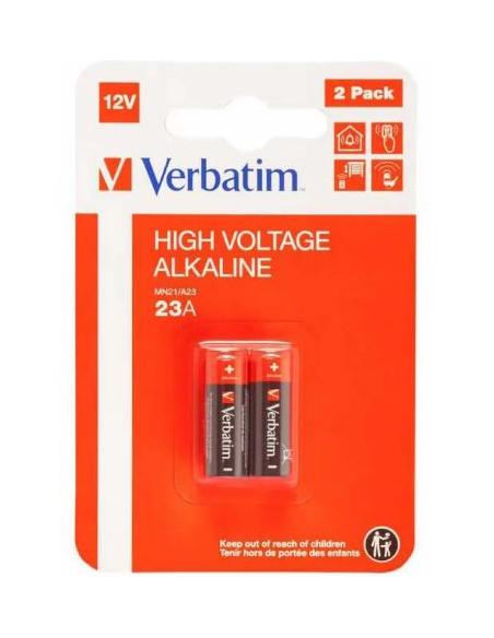 PILA ALCALINA VERBATIM A23 LR23A 12V PACK 2U