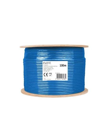 CABLE EWENT RED CAT 6A UTP SOLIDO BOBINA 100M