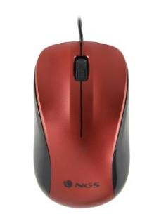 MOUSE NGS OPTICAL CREW 1200 DPI RED USB