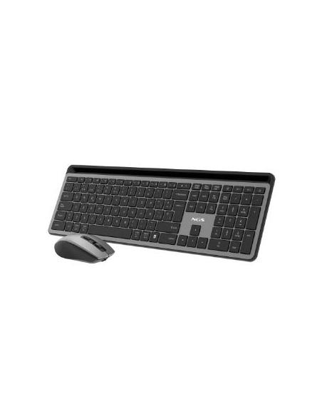 TECLADO + MOUSE NGS WIRELESS ECLIPSE KIT BLACK/GREY