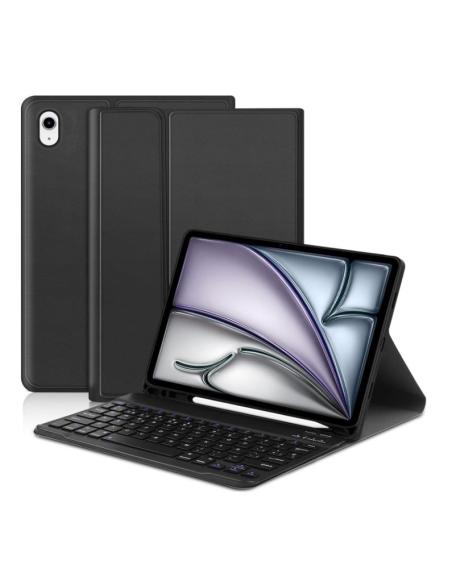 FUNDA TABLET HT FOLIO + TECLADO BLUETOOTH BLACK IPAD AIR M2 11 (6ª GEN) / AIR M3 11 (7ª GEN)