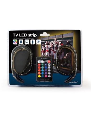 TIRA LED GEMBRID USB RGB STRIP 2X50CM