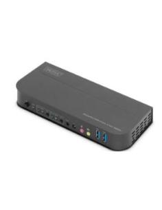 CONMUTADOR KVM DIGITUS 2X1 DP HDMI USB AUDIO
