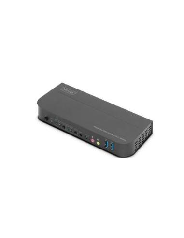 CONMUTADOR KVM DIGITUS 2X1 DP HDMI USB AUDIO