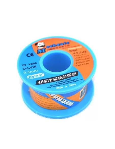 BOBINA ESTAÑO 0.5MM PARA SOLDAR