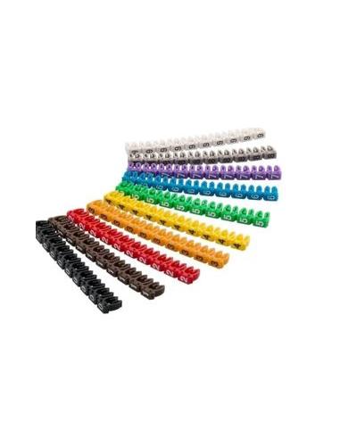 MARCADOR NUMERICO PARA CABLES COLORES