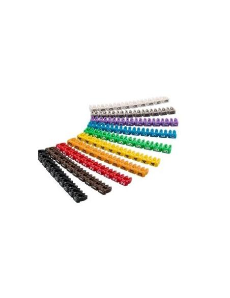 MARCADOR NUMERICO PARA CABLES COLORES