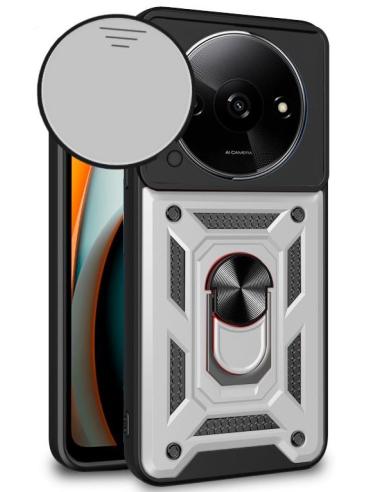 FUNDA MOVIL BACK COVER COOL HARD RING SILVER...