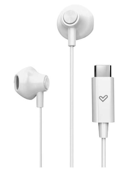 AURICULAR IN-EAR + MIC ENERGY EASYPODS USB-C SNOW