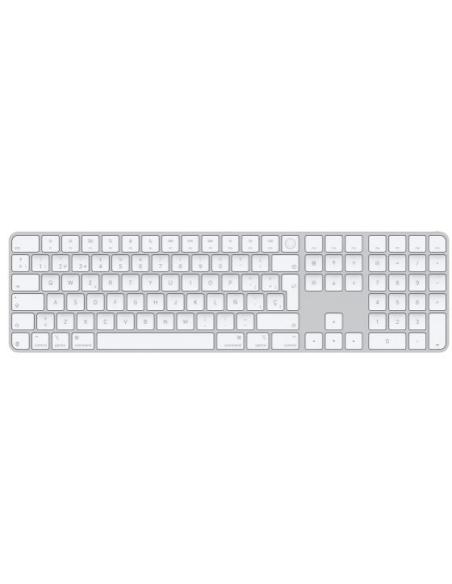 TECLADO APPLE WIRELESS MAGIC KEYBOARD TOUCH ID CON TECLADO NUMERICO WHITE