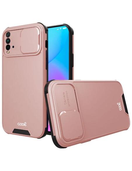 FUNDA MOVIL BACK COVER COOL HARD CAMARA ROSE GOLD XIAOMI REDMI 9T