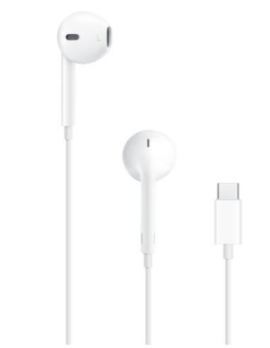 AURICULAR IN EAR + MIC APPLE EARPODS USB-C WHITE