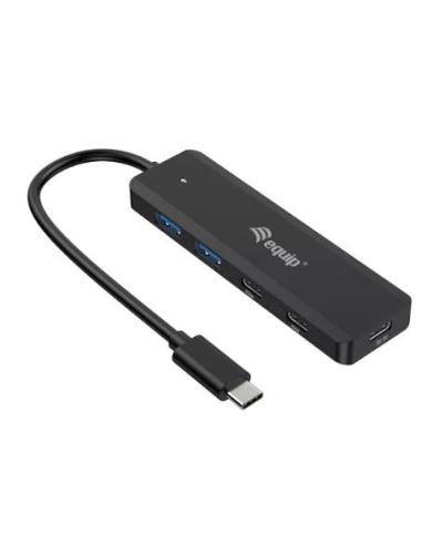 HUB EQUIP USB-C 4 PUERTOS 2XUSB-C 3.2 + 2XUSB...